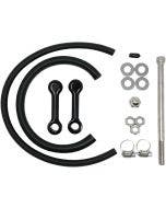 DK Custom Black 2" Billet Tank Lift Kit DK-DYN-TLK-2-DC Harley Dyna FXD 10-17