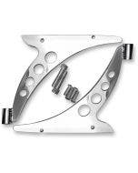 Covingtons Customs Chrome Fairing Support Engine Guard Eliminator FLTR 15-19