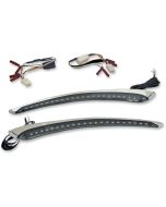 Custom Dynamics Chrome Sequential LED Fairing Trim Turn Signals Batwing FL 14-19