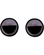 Custom Dynamics CDTB-45-B Black Tru-Beam 4.5" LED Passing Lamps - Universal 4.5