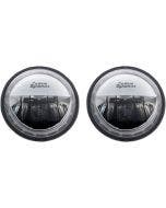 Custom Dynamics CDTB-45-IH-C Chrome Tru-Beam 4.5" LED Passing Lamps 15-19 Indian