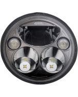 Custom Dynamics CDTB-7-I-B Black Tru-Beam 7" LED Headlight 15-19 Indian 