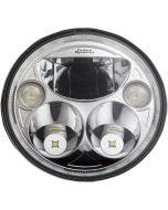 Custom Dynamics CDTB-7-IF-C Chrome Tru-Beam 7" LED Headlight 15-19 Indian 