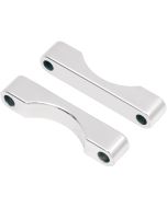 Klock Werks WFB Benchmark Bagger Chrome Front Fender Blocks for Harley FLH 84-13