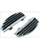 Kuryakyn Chrome Driver Front ISO-Floorboards Boards for Harley FLH FLST FLD