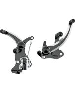 Accutronix FC405-SIN Diamond Black Plus +6 Forward Controls Harley 14-19 FLH/T