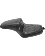 Le Pera Kickflip Diamond Black 2- Up Seat 4 Harley 10-22 XL Models