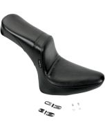 Le Pera LN-543S Smooth Black Daytona 2 up Seat Harley FXST FLST 84-99