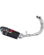 Akrapovic S-Y3R1-APC Full System Race Exhaust Steel Carbon Fiber 14-19 Yzf-R3