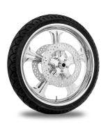 Performance Machine 21" Front Chrome Wrath Wheel Rotor Package Harley 08-16 ABS