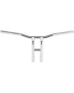 Biltwell 6262-1053 12" Tyson XL Pullback 1" Chrome T-Bar Slotted Harley