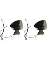 Custom Dynamics ProBEAM Dynamic Ringz Front LED Turn Signals Black Scout 15-20