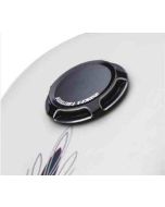 Arlen Ness Black Beveled Non-Vented Gas Cap Ratchet Style Harley 1982-1996