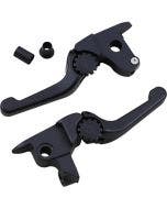 PSR 12-01654-22 Black Anthem Shorty Lever Set Pair Harley FLHT/X 14-16