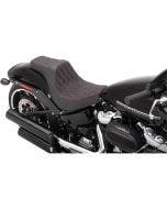 Drag Specialties Predator III Diamond Red 2-Up Seat 18-20 Harley Breakout FXBR