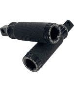 Kens Factory KFP-05 Black Next Level Rear Foot Pegs Harley M8 Softail 18-Up