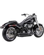 Cobra USA 6863B Black Speedster Slashdown Full Exhaust 18-Up Harley Softail