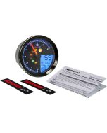 Koso BA051211 HD-04 Black Bezel Speedometer/Tachometer 04-13 Harley Dyna & XL