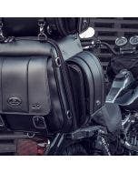 Saddlemen CD3600 Black Sissy Bar Bag With Roll Bag Harley Metric Universal Fit 3515-0171 35150171
