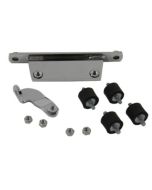 Chrome Softail Style 6" Round Oil Tank Mount Kit 84-99 Harley FLST FXST 62707-84