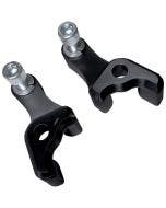 Covingtons Customs 1" Drop Black Rear Shocks Lowering Blocks Harley FLH/T 2017 C1404-B