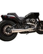 S&S 550-0791B Chrome SuperStreet 2:1 50 State Exhaust System Harley Softail 18-Up