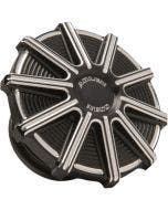 Arlen Ness 701-002 10 Gauge Gas Cap Black Cut Harley FLH FLS FXD XL 93-20