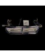 Custom Dynamics Chrome Genesis 4 All-In-One LED Fairing Insert Harley Batwing 14-Up