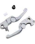 PSR 12-01665-20 Chrome Anthem Shorty Lever Set Pair Harley FLSTNE FXSBSE 2014