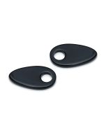 Kuryakyn 2578 Kellerman Black Fender Strut Cover Plates 02-18 Harley Softail FXD