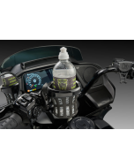 Ciro 55611 Black Left or Right Perch Mount Drink Holder for Harley or Metric