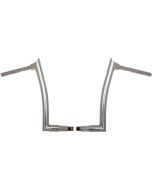 FBI Fat Baggers 1-1/2 Chrome 16" EZ Install Pointed Handlebar Road Glide 15-20