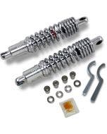 Drag Premium Chrome 13" Adjustable Rear Spring Heavy Duty Shocks XL FXR 86-03