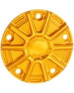 Arlen Ness 700-028 10-Gauge Point Cover Gold Harley Twin Cam 99-17