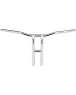 Biltwell 6264-1053 14" Tyson XL Pullback 1" Chrome T-Bar Slotted Harley