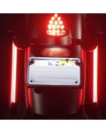 Custom Dynamics Red Color 10" LED Plasma Rods Plug-n-Play Indian Touring 15-20