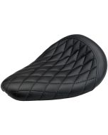 Biltwell 4003-101 Black Diamond Stitch Thinline Seat - Custom Universal Motorcycle