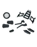 Kuryakyn Satin Black Complete Dillinger Product Kit for Harley Sportster XL