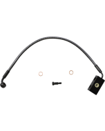 Magnum KARBONFIBR Lower Brake Line AN-3 ABS Dual Disc Harley Softail 18-Up
