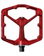 Crankbrothers 16003 Stamp 7 Large Pedals w/ Adjustable Pins Red Universal MTB