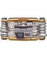 Crankbrothers 10755 M17 Multitool Hex Torx Wrenches Drivers Chain Tool Gold