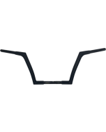 FBI Fat Baggers Black 1-1/4" EZ Install Flat Top 10" Handlebar Harley 86-Up