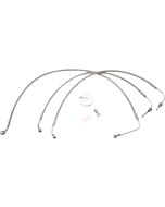 La Choppers Stainless Steel Brake Line Kit 18-20 Apes Harley ABS Softail 18-Up