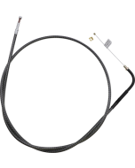 Magnum KARBONFIBR 49 5/8" Idle Cable 90 Deg Smooth Harley Big Twin 84-17