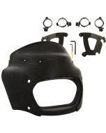 Memphis Shades Black Road Warrior Fairing with Trigger Lock Mount Kit FXFB 18-Up