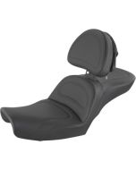 Saddlemen Explorer Seat w/ Backrest 2-Up Harley Dyna FXD FXDL 96-03