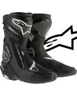 Purchase Alpinestars SMX Plus Black Street Track Motorcycle Boots (38-48) (5-13) 3404-0965 34040965 3404-0969 34040969 from Eastern Performance Cycles. Great prices and free shipping! S-MX