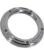 Trask TM-0040CH Chrome Billet Assault Clear Derby Cover 5 Hole Harley 98-18