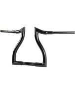 LA Choppers Black 12" Hammerhead Handlebar T-Bar Harley FLTR 15-23