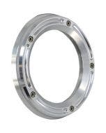 Trask TM-0040R Raw Billet Assault Clear Derby Cover 5-Hole Harley 98-18